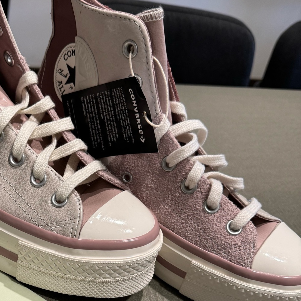 Converse Size 9 Women’s Suede Patchwork Chucks